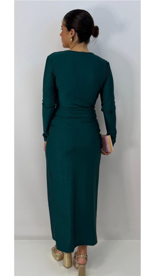 VESTIDO ANGELICA PETROLEONEGRO VESTIDO ANGELICA PETROLEONEGRO