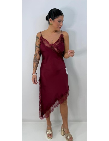 VESTIDO BRUMA BURDEOS