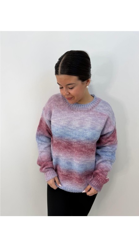 JERSEY ARCO IRIS MALVA