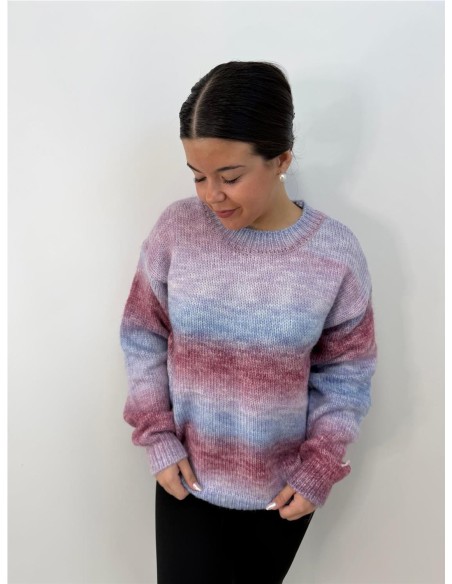 JERSEY ARCO IRIS MALVA