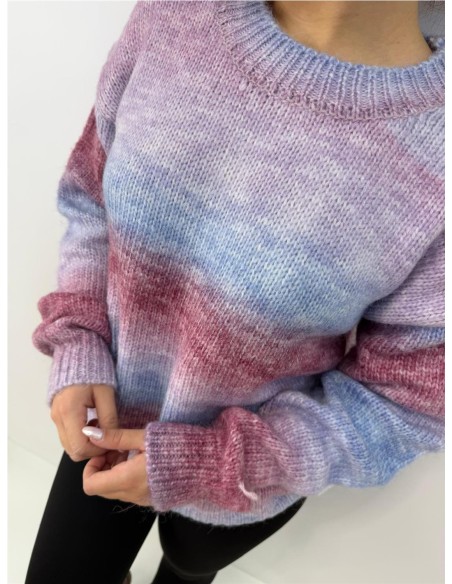 JERSEY ARCO IRIS MALVA