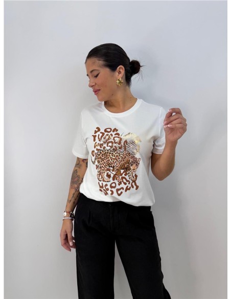 CAMISETA LEOPRADO BLANCO