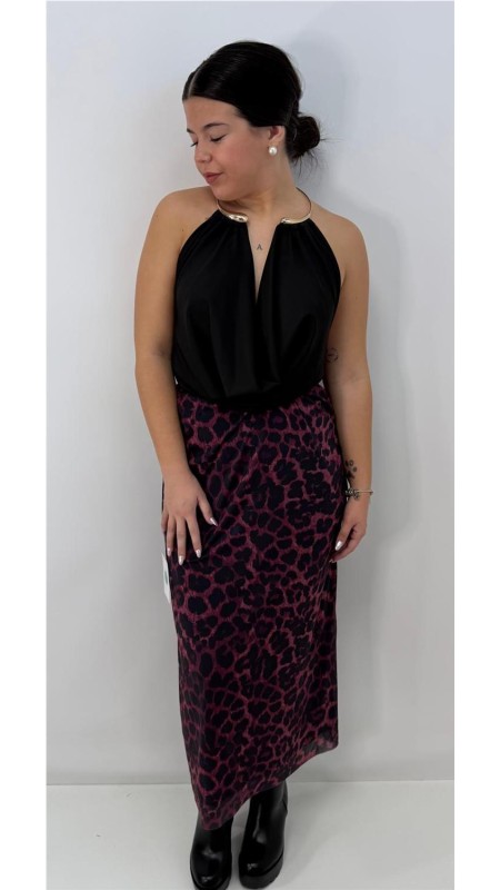 FALDA OLIVIA BURDEOS 2