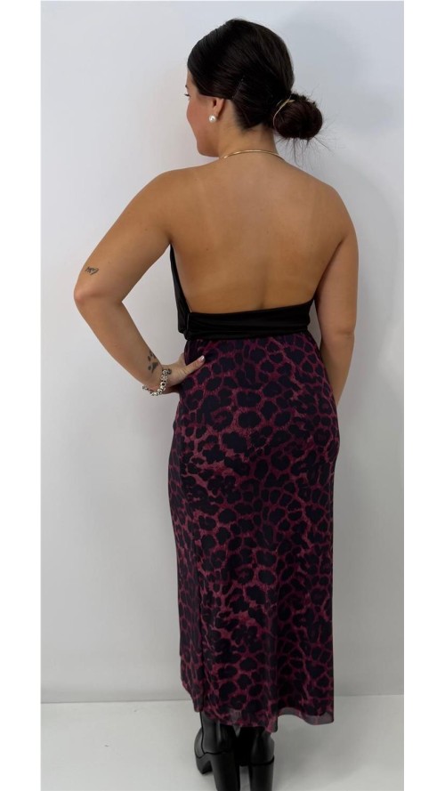 FALDA OLIVIA BURDEOS FALDA OLIVIA BURDEOS