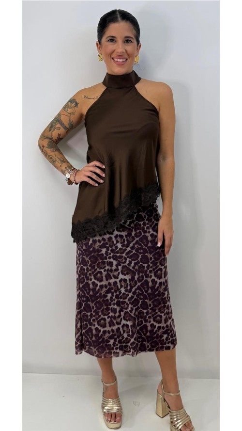 TOP SAFIRO MARRON TOP SAFIRO MARRON