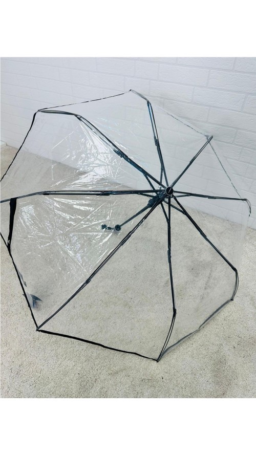 PARAGUA PLEGABLE TRANSPARENTE NEGRO