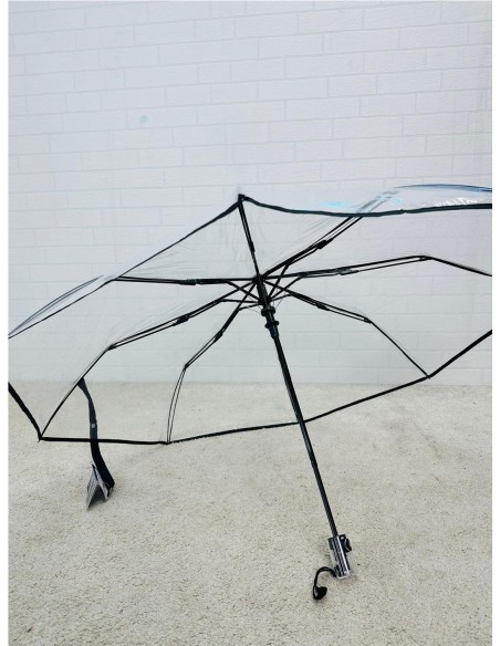 PARAGUA PLEGABLE TRANSPARENTE NEGRO