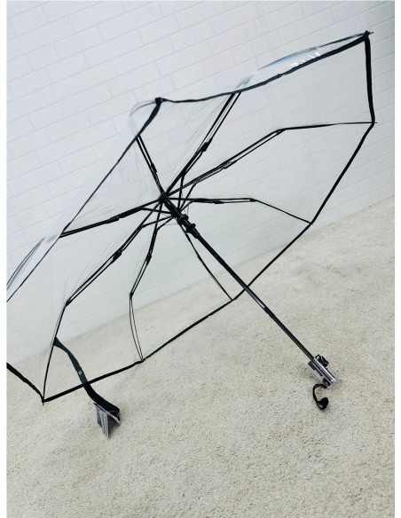 PARAGUA PLEGABLE TRANSPARENTE NEGRO