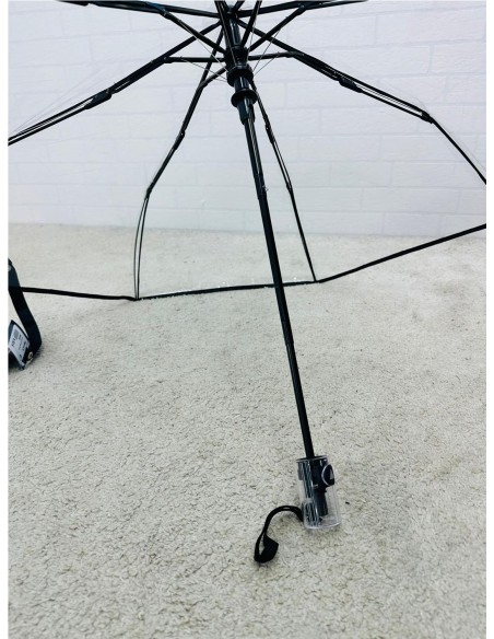 PARAGUA PLEGABLE TRANSPARENTE NEGRO