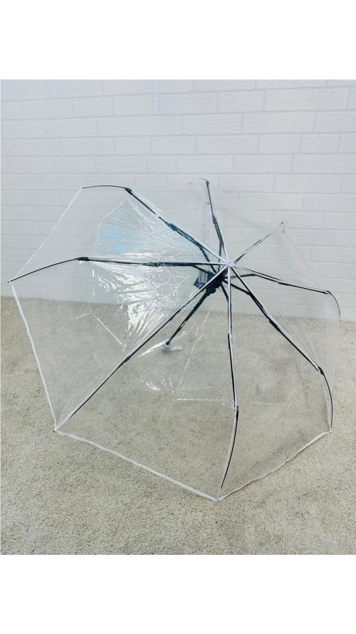 PARAGUA PLEGABLE TRANSPARENTE BLANCO PARAGUA PLEGABLE TRANSPARENTE BLANCO