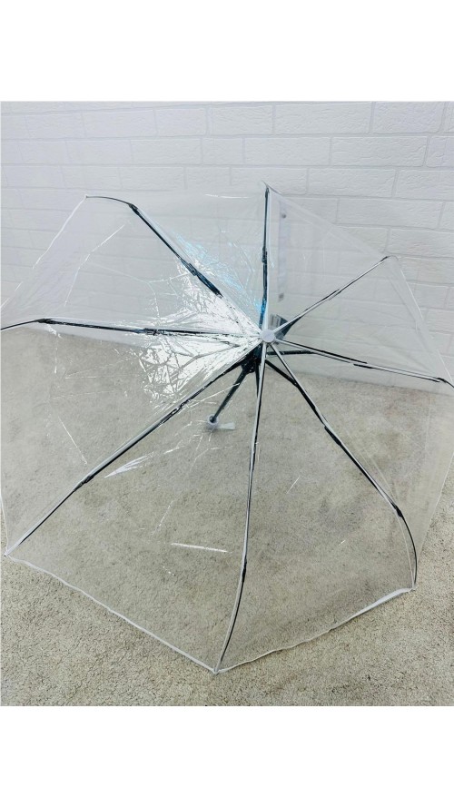 PARAGUA PLEGABLE TRANSPARENTE BLANCO PARAGUA PLEGABLE TRANSPARENTE BLANCO
