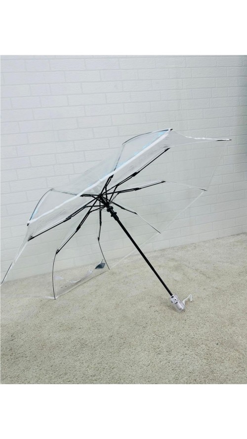 PARAGUA PLEGABLE TRANSPARENTE BLANCO PARAGUA PLEGABLE TRANSPARENTE BLANCO