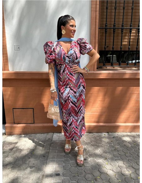 VESTIDO 7389 MULTICOLOR