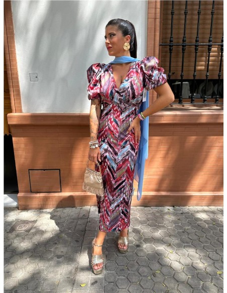 VESTIDO 7389 MULTICOLOR