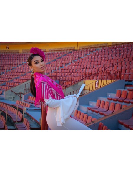 VESTIDO DE FLAMENCA TOLEDO BLANCO