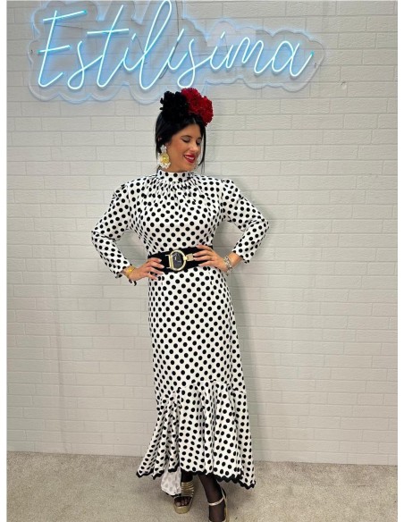 VESTIDO DE FLAMENCA ALICIA BLANCO