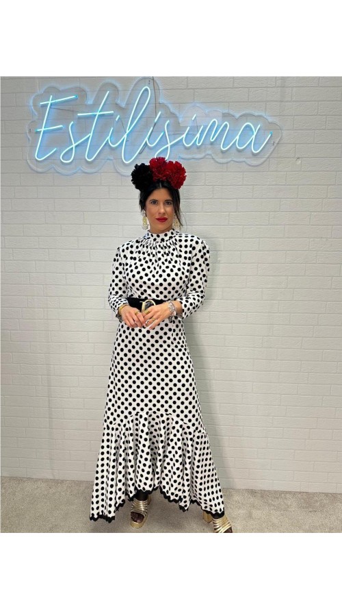 VESTIDO DE FLAMENCA ALICIA BLANCO