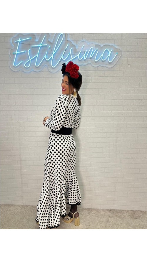 VESTIDO DE FLAMENCA ALICIA BLANCO