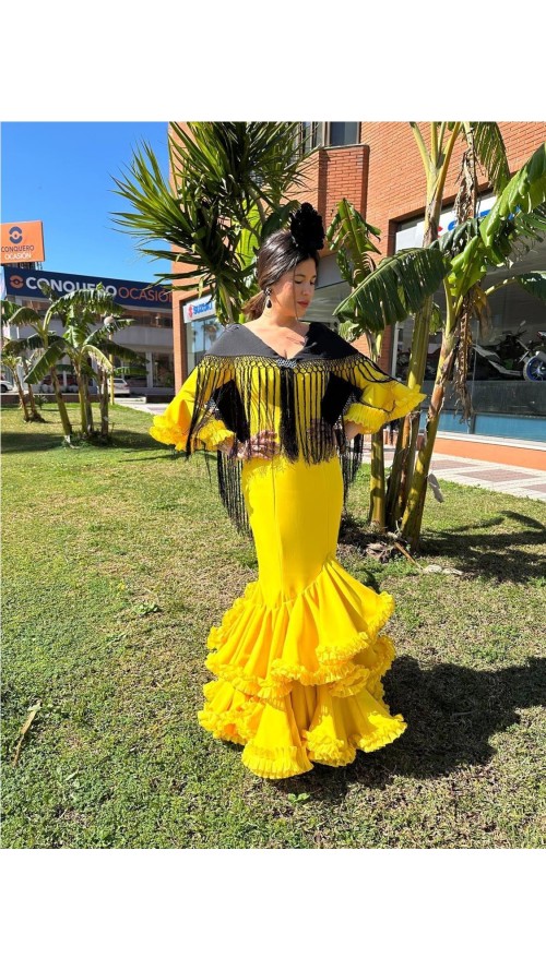 VESTIDO FL5353 AMARILLO