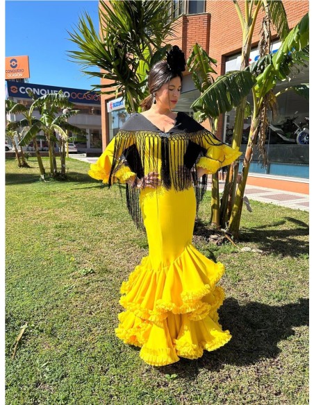 VESTIDO FL5353 AMARILLO