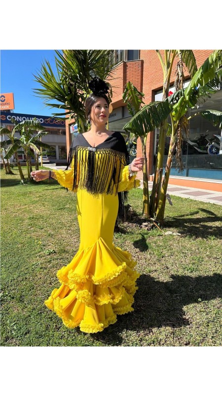 VESTIDO FL5353 AMARILLO 2