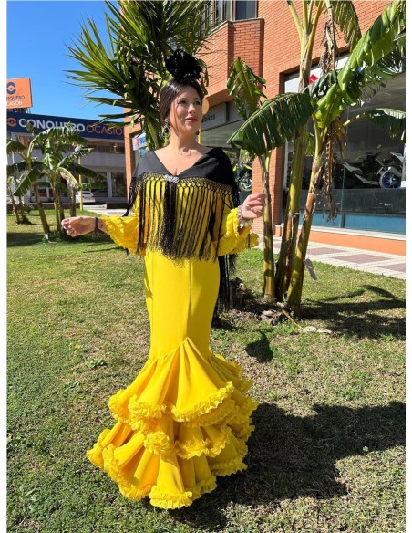 VESTIDO FL5353 AMARILLO
