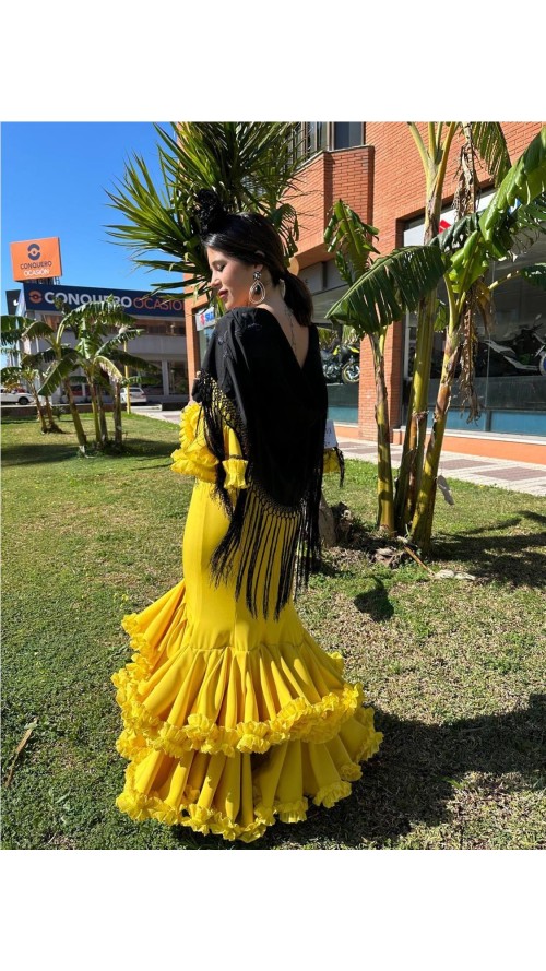 VESTIDO FL5353 AMARILLO