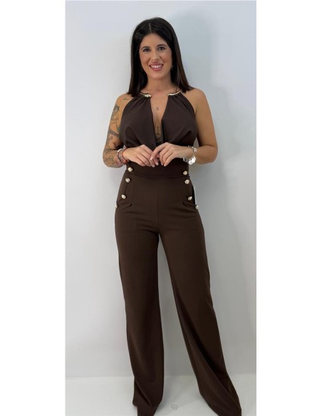 PANTALON ESTRELLA MARRON
