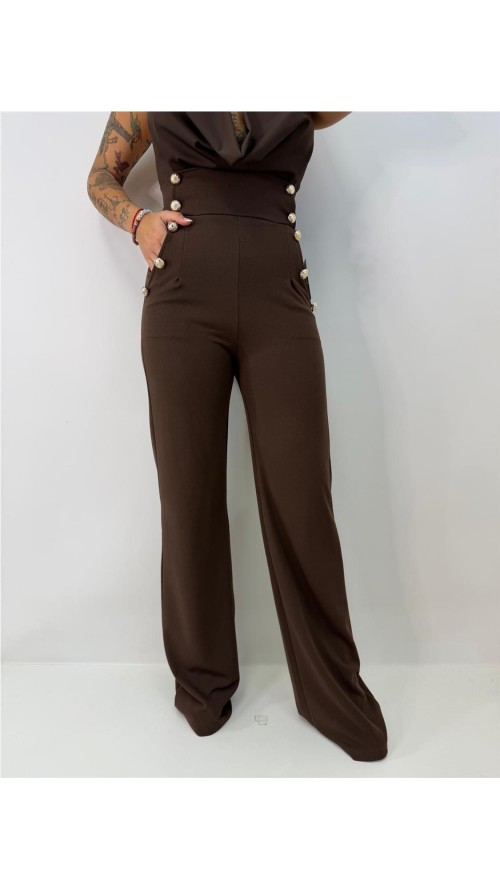 PANTALON ESTRELLA MARRON