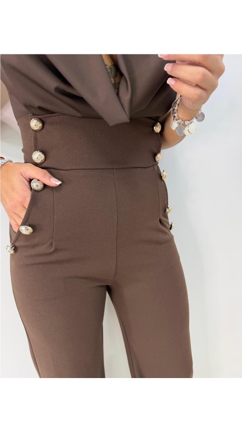 PANTALON ESTRELLA MARRON