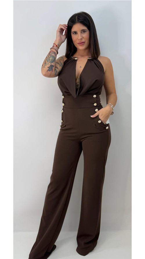 PANTALON ESTRELLA MARRON