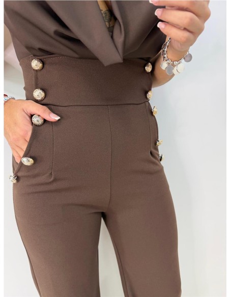 PANTALON ESTRELLA MARRON