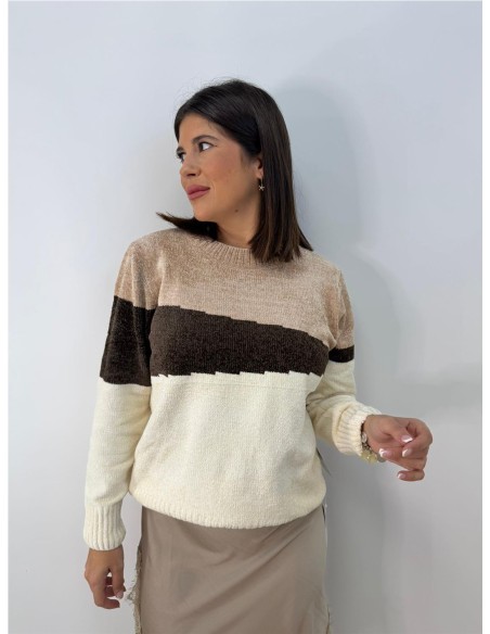 JERSEY RELAMPAGO MARRON