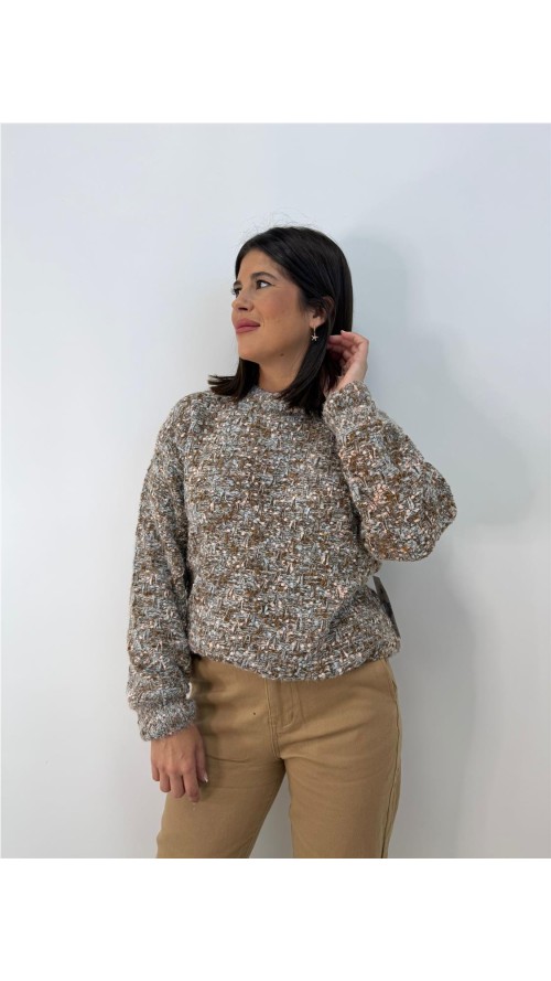 JERSEY PINTORESCO MARRON