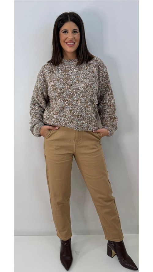 JERSEY PINTORESCO MARRON