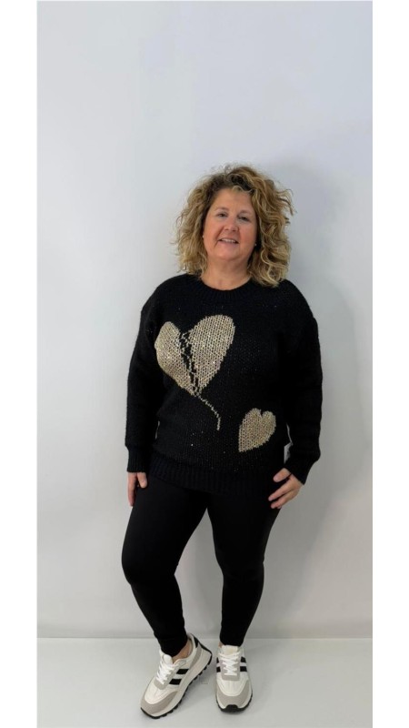 JERSEY CORAZON PARTIO NEGRO 2