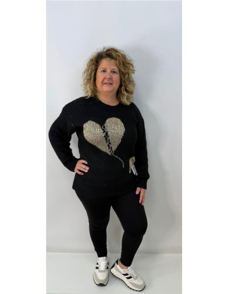 JERSEY CORAZON PARTIO NEGRO