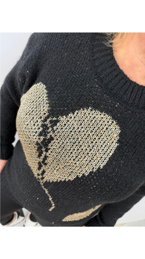 JERSEY CORAZON PARTIO NEGRO