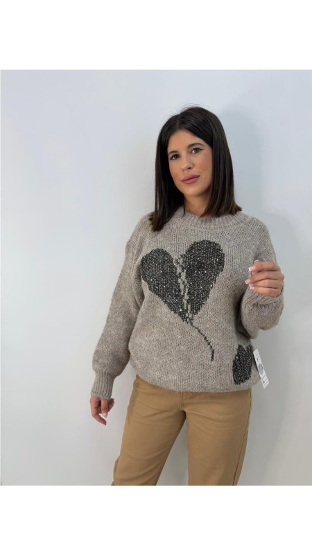 JERSEY CORAZON PARTIO TAUPE 2