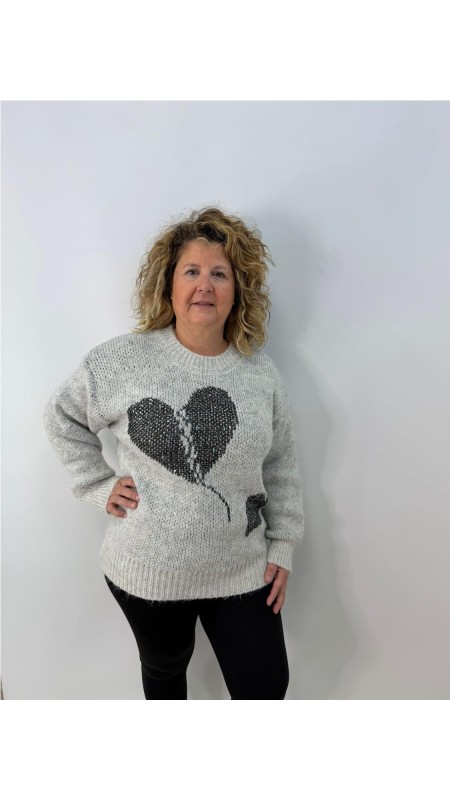 JERSEY CORAZON PARTIO BLANCO