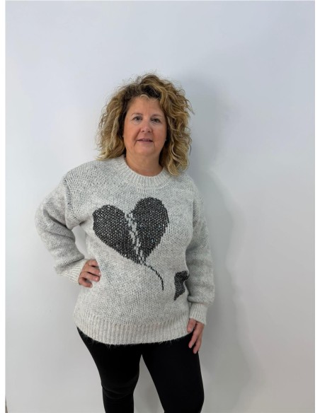 JERSEY CORAZON PARTIO BLANCO