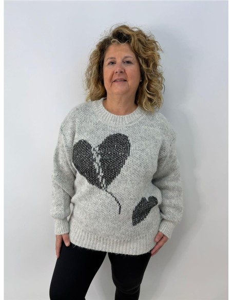 JERSEY CORAZON PARTIO BLANCO