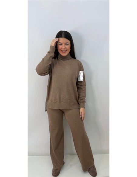 CONJUNTO LUNA MARRON