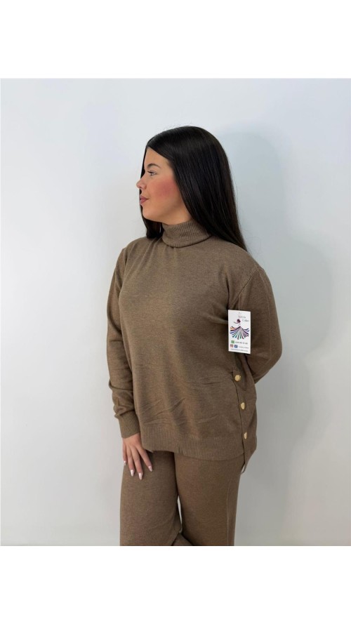 CONJUNTO LUNA MARRON