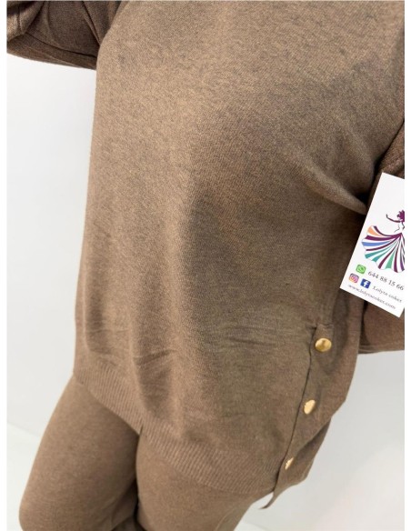 CONJUNTO LUNA MARRON