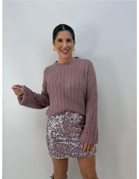 FALDA NOVIEMBRE MALVA