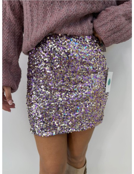 FALDA NOVIEMBRE MALVA