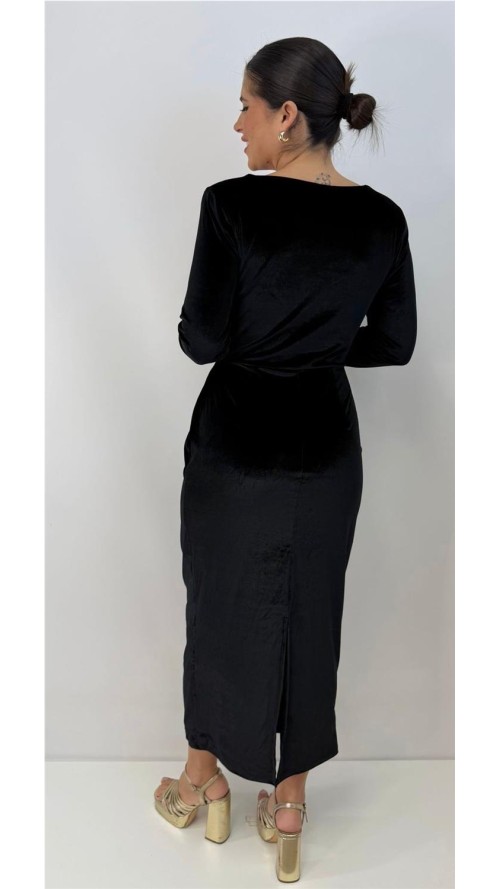 VESTIDO VERA NEGRO
