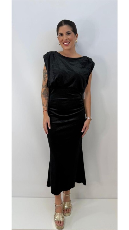 VESTIDO ROSALI NEGRO