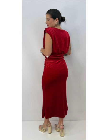 VESTIDO ROSALI ROJO